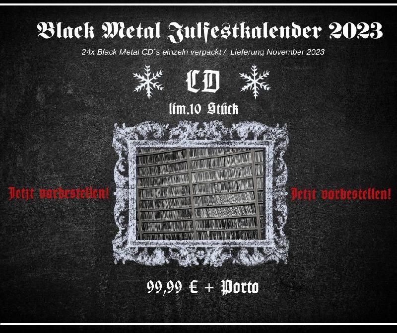 Black Metal CD Julfestkalender 2023 lim.10