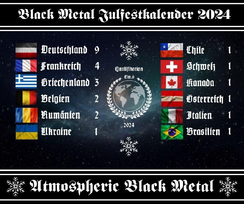 Black Metal CD Julfestkalender Edition II 2024 lim.6