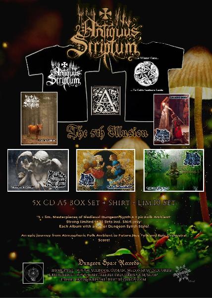 ANTIQUUS SCRIPTUM - The 5.th Illusion (5 CD / Shirt L + 2 Poster)